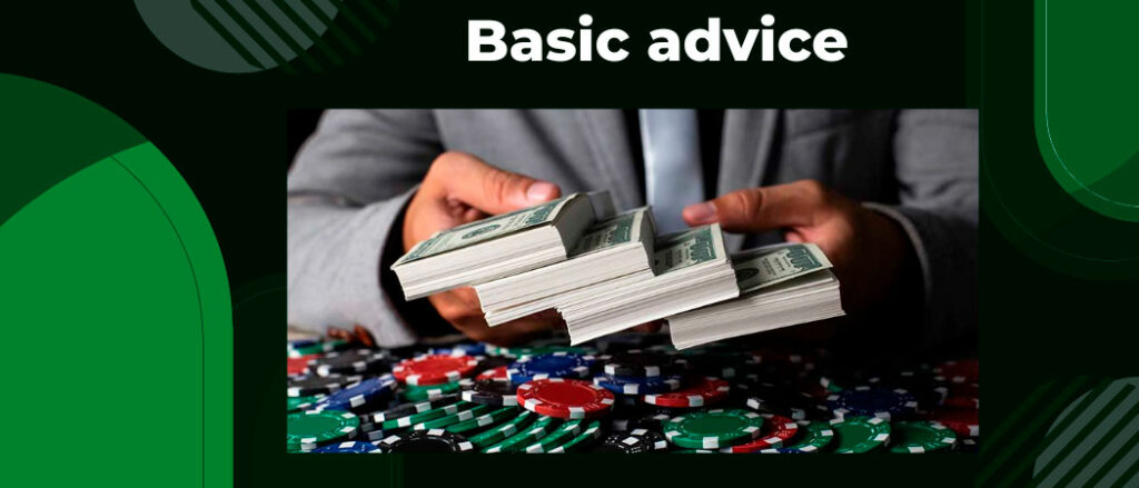 Basic advice Online poker